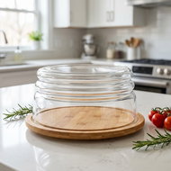 Continenta Cutting board with lid 20,5 cm round - Cutting Board