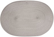 Continenta Oval placemat 45 × 31 cm grey - Placemat