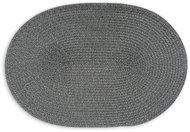 Continenta Oval Placemat 45 × 31 cm dark grey - Placemat