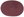 Placemat oval 45 × 31 cm burgundy