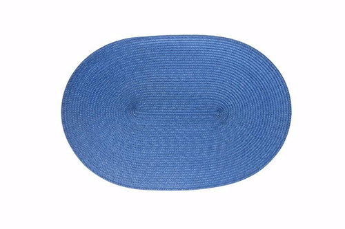 Continenta Oval placemat 45 × 31 cm blue - Placemat - Main image