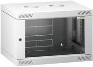 Conteg RQN-06-60/45 - 19" wall-mounted 6U rack, 572 × 450 mm, grey - Data Cabinet