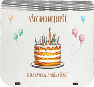 Coolkousky Original gift box for banknotes in injections - "Happy Birthday" - cake - Small Gift Box
