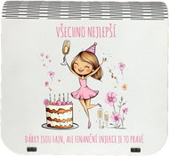 Coolkousky Original gift box for banknotes in injections - "Happy Birthday" - for ladies - Small Gift Box