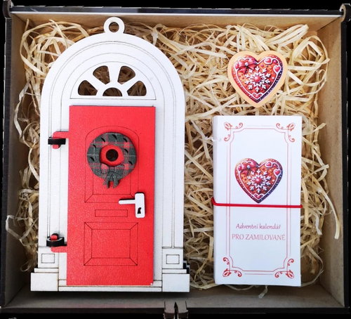 Coolkousky advent calendar for lovers - red door - Advent Calendar - Main image
