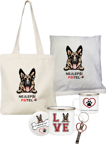 Set of Best DOGS - German Shepherd Dog - Gift Set - Main image