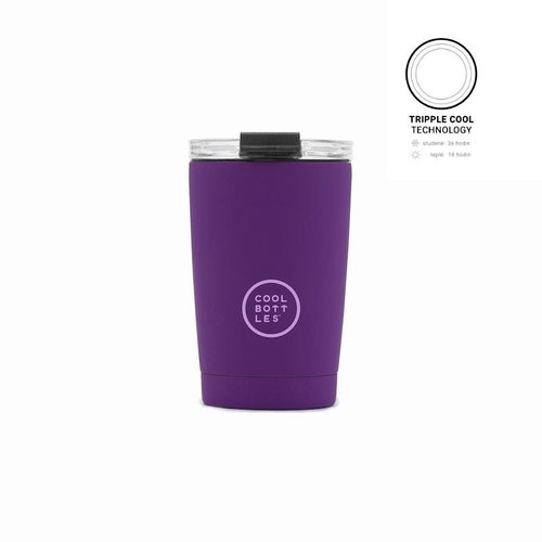 Cool Bottles Stainless steel thermo mug Vivid Violet 330 ml - Thermal Mug - Main image