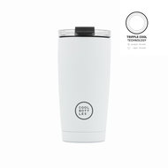 Cool Bottles Stainless steel thermo mug Mono White triple layer 550 ml - Thermal Mug