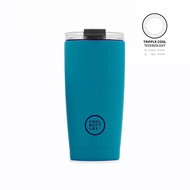 Cool Bottles Stainless steel thermo mug Vivid Turquoise triple layer 550 ml - Thermal Mug
