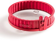 COOX Forma Quiche Mini se skleněnou základnou průměr 18 cm, červená - Baking Mould