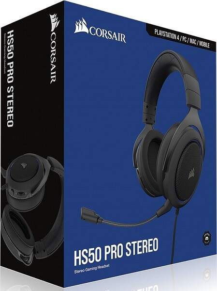 Corsair HS50 PRO Stereo Blue Gaming Headphones Alza.cz