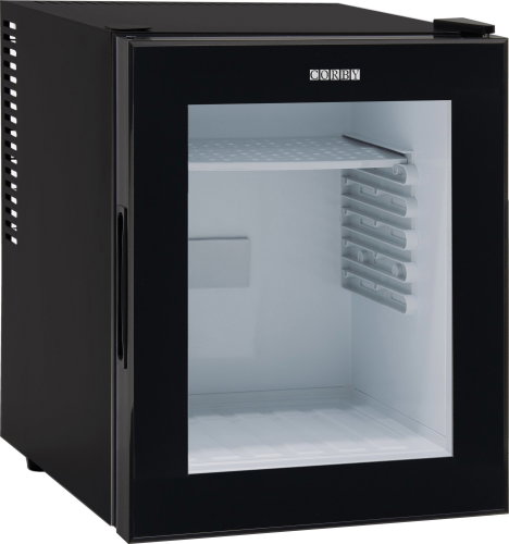 CORBY Minibar Eton 35 l se skleněnými dveřmi, černý - Minibar - Main image