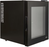 CORBY Minibar Eton 35 l se skleněnými dveřmi, černý s černým interiérem - Minibar
