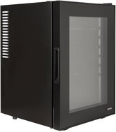 CORBY Minibar Eton 40 l skleněnými dveřmi, černý s černým interiérem - Minibar