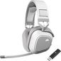 Corsair HS80 MAX Wireless White - Gamer fejhallgató