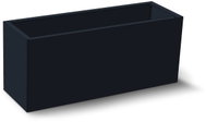 CORGARDEN Tall Zahradní květináč vysoký 40 × 120 × 50 cm, nerezový, antracit - Flower Pot
