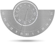 Corgarden Solum Sundial 100 × 67 cm, stainless steel 1080 - Wall Clock