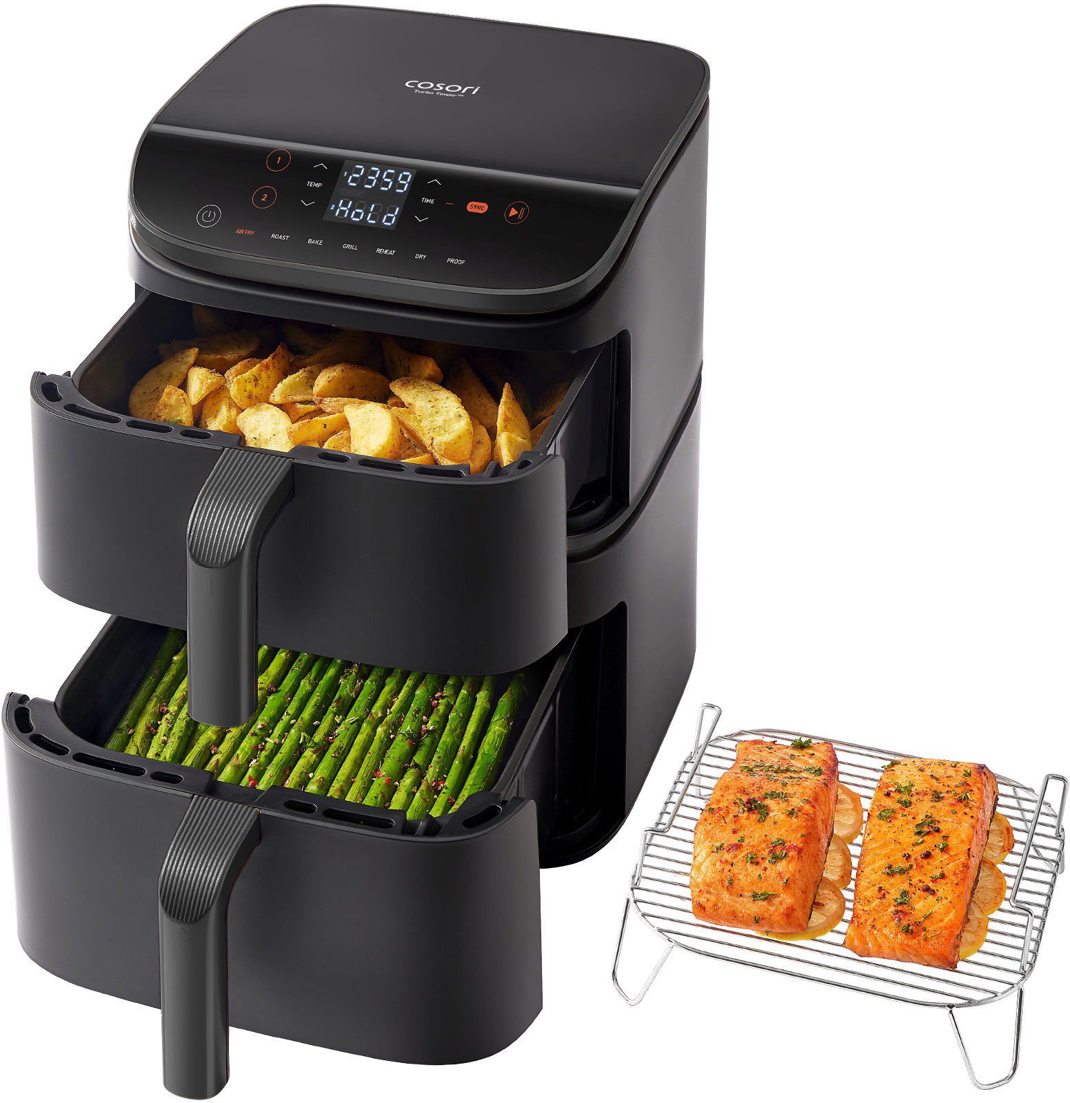 Cosori Turbo Tower forrólevegős fritőz