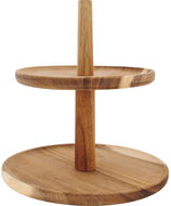 Cosy & Trendy Two-tier acacia wood etager, height 50 mm, length 230 mm, width 220 mm - Tiered Stand