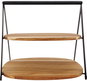 Tiered Stand Cosy & Trendy Two-tier acacia wood etager, height 40 mm, length 300 mm, width 280 mm - Etažér