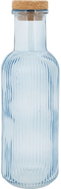 Cosy & Trendy Glass bottle Raya with cork cap, 1 l, blue - Carafe 