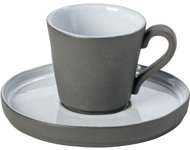 Costa Nova Cup and saucer Laguna 90 ml, white, raised rim, 6 pcs - Set of Cups