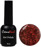 Cosmonail gel polish Red glitter 001, 8 ml - Nail Polish