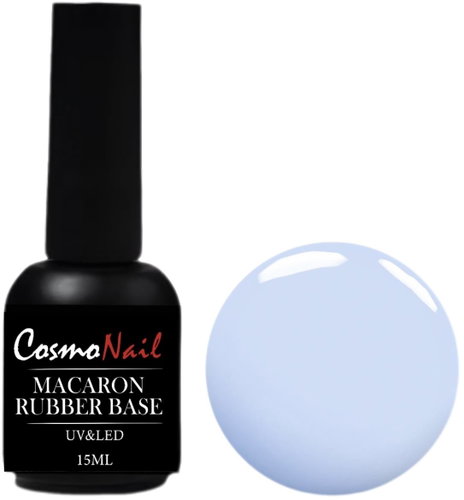 Cosmonail rubber base Macaron 001, 15 ml - Nail Polish - Main image