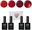 Red Desire gel polish set