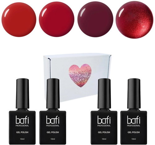 BAFI Red Desire gel polish set - Nail Polish - Main image