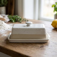 Costa Nova Fattoria Butter dish, 188 × 107 mm, white - Butter Dish