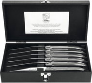 Lou Laguiole Luxury Line Steakové nože, nerezová ocel, 6 ks, délka: 230 mm - Knife Set