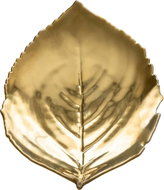 Costa Nova Hydrangea Leaf Riviera Servírovací talíř 21,8 cm, zlatý - Plate