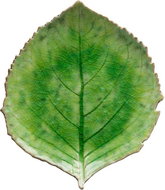Costa Nova Hydrangea Leaf Riviera Servírovací talíř 21,8 × 19,1 cm, světle zelený - Plate