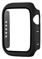 COTEetCI Polycarbonat Gehäuse mit Bildschirmschutz für Apple Watch 7 - 41 mm - schwarz - Uhrenetui