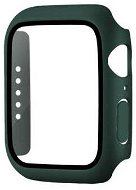 COTEetCI Polycarbonate Case with Screen Protector for Apple Watch 7 45mm Green - Protective Watch Cover