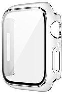 COTEetCI Polycarbonate Case with Screen Protector for Apple Watch 7 45mm White - Protective Watch Cover