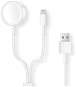 COTEetCI magnetic charger 2in1 for Apple Watch and iPhone 1.2m white - Charger