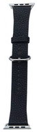 COTEetCI Leather Strap for Apple Watch 42/44/45/Ultra 49mm Black - Watch Strap