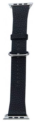 COTEetCI Leather Strap for Apple Watch 42/44/45/Ultra 49mm Black - Watch Strap - Main image