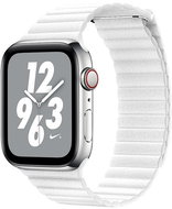 COTEetCI Loop Band Leather Magnetic Strap for Apple Watch 38/40/41mm White - Watch Strap