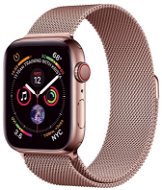 COTEetCI oceľový magnetický remienok pre Apple Watch 38 / 40 / 41 mm ružový-zlatý - Remienok na hodinky
