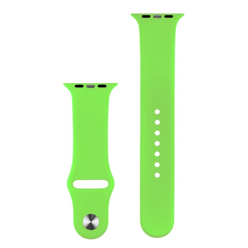 COTEetCI Silicone Sports Strap for Apple Watch 38 40 41mm Green