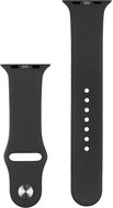 COTEetCI Silicone Sports Strap for Apple Watch 42 / 44 / 45 mm Black - Watch Strap