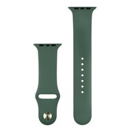 COTEetCI Silicone Sports Strap for Apple Watch 42/44/45/Ultra 49mm Dark Green - Watch Strap