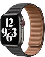 COTEetCI Double Suction Leather Strap for Apple Watch 38 / 40 / 41 mm Black - Watch Strap