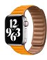 COTEetCI Double Suction Leather Strap for Apple Watch 42 / 44 / 45 mm Yellow - Watch Strap