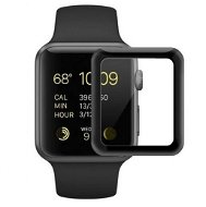COTEetCI Apple Watch 4D üveg teljes felületre, felragasztható, fekete peremmel, 38 mm - Üvegfólia