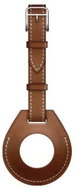 COTEetCI H-series Luggage Leather Case for Apple AirTag, Brown - AirTag Loop