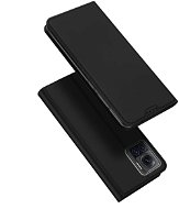 DUX DUCIS Skin Pro knížkové kožené pouzdro na Motorola Edge 30 Ultra, černé - Phone Case